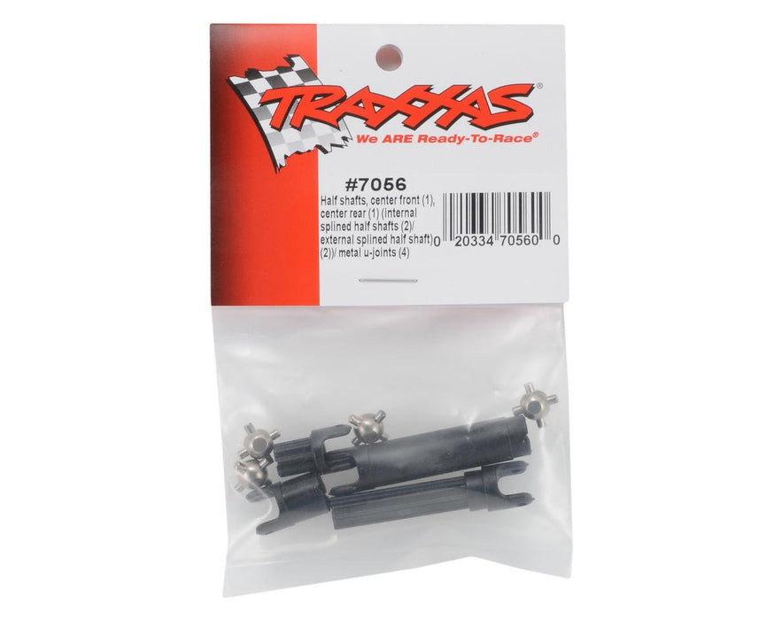 Traxxas 7056 Center Half Shafts Front and Rear 1/16 Scale