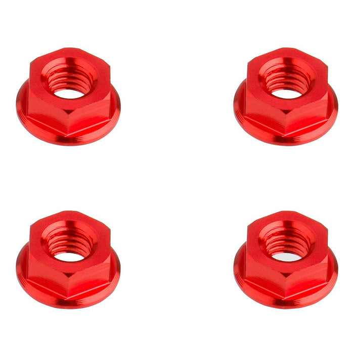 DRC Alumium Nuts Red 4 Pack D58-53-201