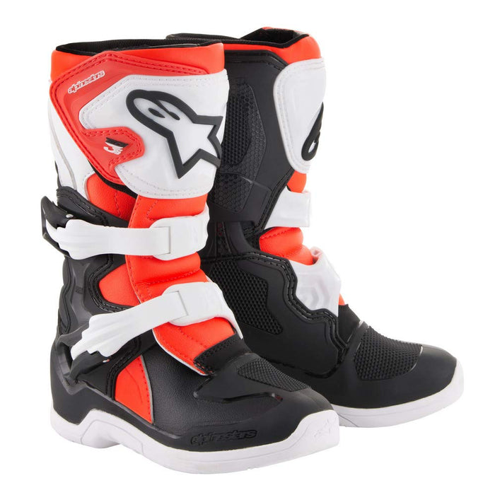 Alpinestars 2014018-1231-4 Tech 3S Boots Black/White/Red Sz 04