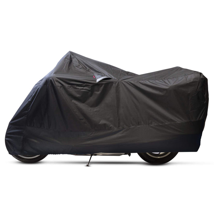 Dowco Guardian 50022-00 WeatherAll Plus Indoor/Outdoor Waterproof Motorcycle Cover, EZ Zip: Black, XXX-Large