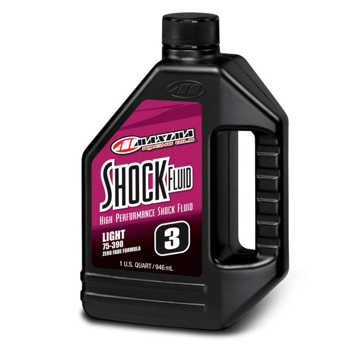 Maxima (58901L) 75/390 Light Grade 3WT Zero Drag Formula Racing Shock Fluid - 1 Quart