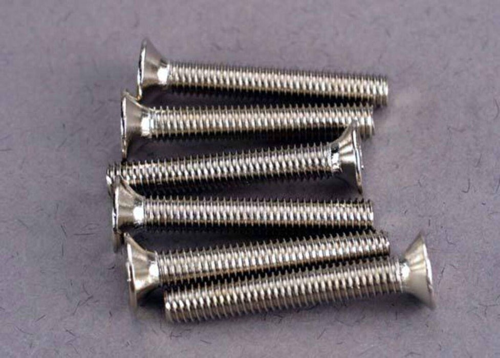 Traxxas 2590 3x20mm countersunk Machine Screws (6)