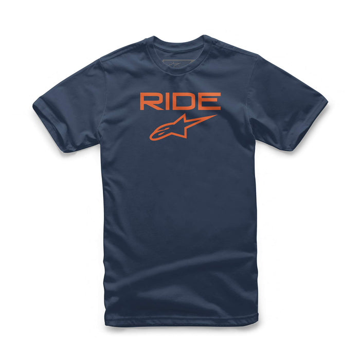 Alpinestars Standard Ride 2.0 Tee Navy/Orange Lg, Multi, one_Size