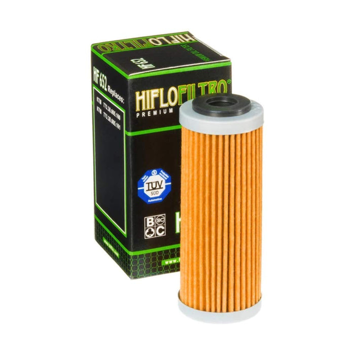 HiFloFiltro HF652 Premium Oil Filter, Single