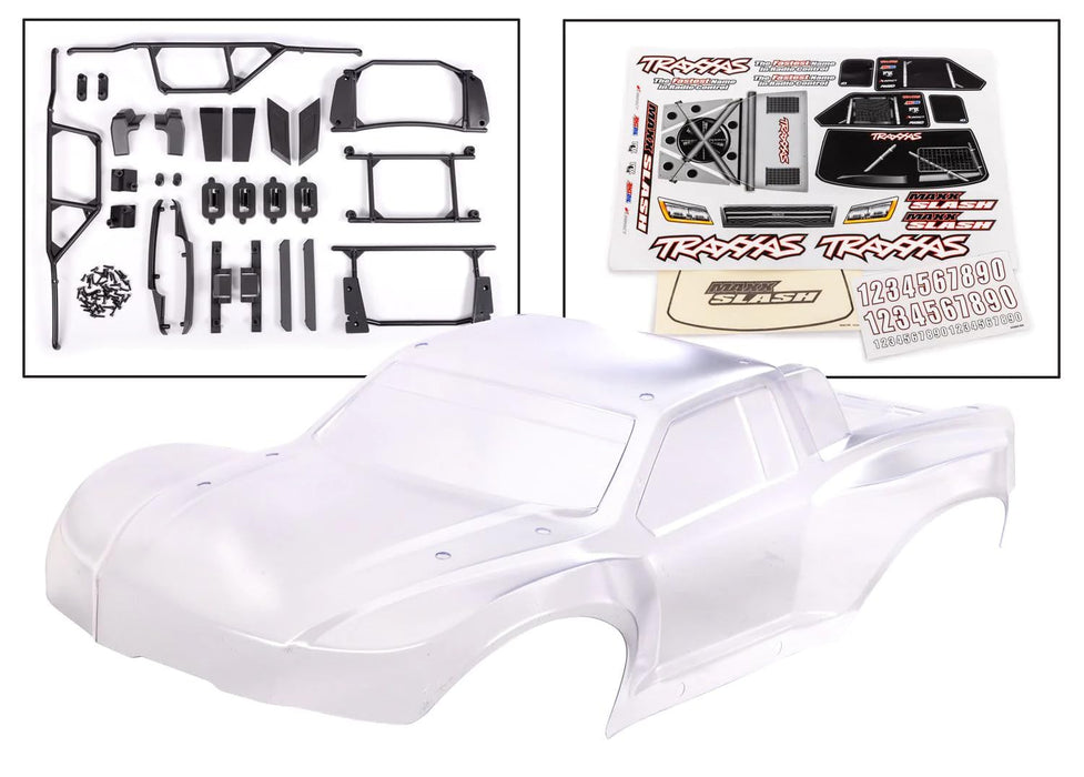 TRAXXAS Clear Maxx Slash Clipless Body