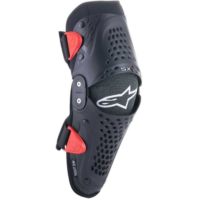 Alpinestars SX-1 Youth Knee Protector (Black Red, Small/Medium)