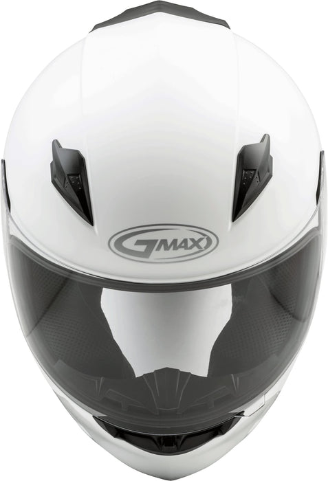 Gmax Ff-49 Solid Street X-Small White Full Face Helmet G7490013