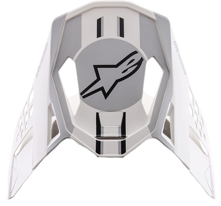 Alpinestars 8981720-2000 Visor Sm8 Las Vegas Sx Le 2020 Matte White/Silver/Gold