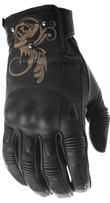 Highway 21 Women’S Black Ivy Gloves, Protective Motorcycle Gloves For Women #5884 489-0080~2
