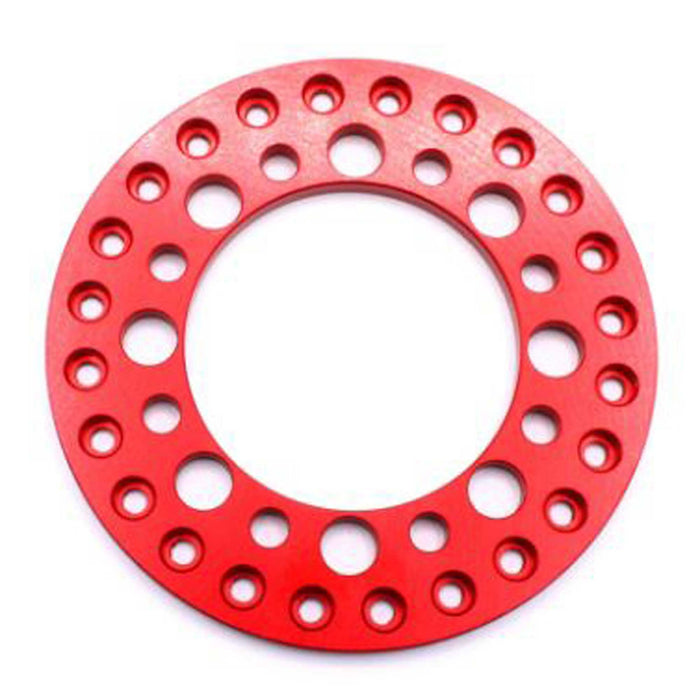 Vanquish Products 1.9 Holy Beadlock Red Anodized Vps05155 Electric Car/Truck Option Parts VPS05155