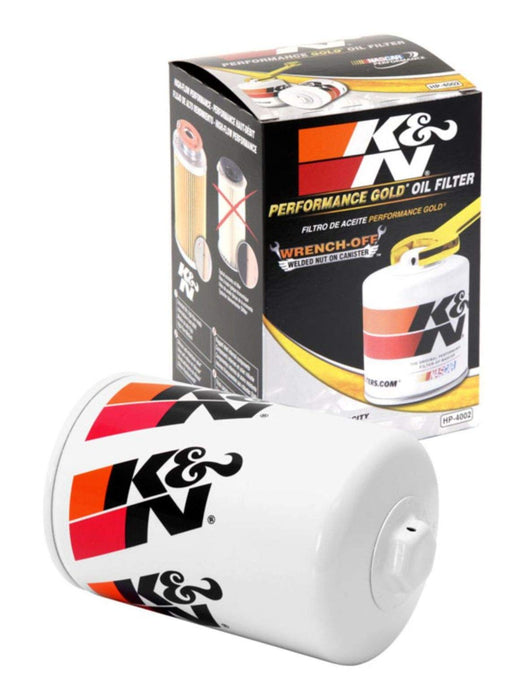 K&N Premium Oil Filter: Protects Your Engine: Compatible With Select 1983-1994 Ford (E350 Econoline, Club Wagon, F59, F150, F250, F350, F450, E150, E250, Super Duty), Hp-4002 HP-4002