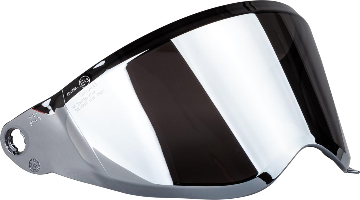 Fly Racing F73-88554 Trekker Helmet Face Shield Silver Iridium