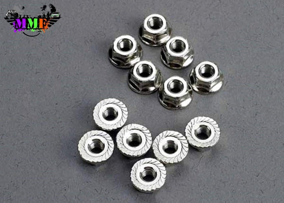 Traxxas 2744" Flanged-12 Nuts Model Car Parts