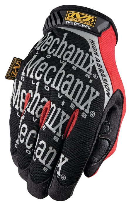 Mechanix Wear - Original High Abrasion Gloves (XX-Large, Black/Red)