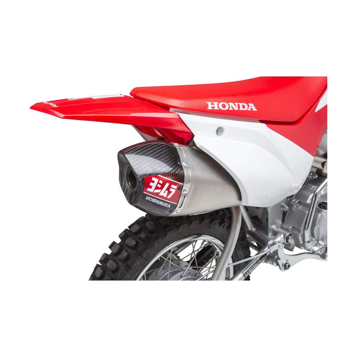 Yoshimura Rs-9T Complete Exhaust With Stainless Header (Enduro/Stainless/Stainless/Carbon Fiber) For 19-22 Honda Crf110F 221110R520