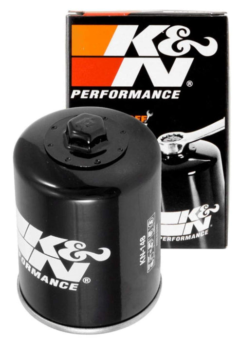 K&N Motorcycle Oil Filter: High Performance, Premium, Designed to be used with Synthetic or Conventional Oils: Fits Select TGB, Yamaha Vehicle Models, KN-148