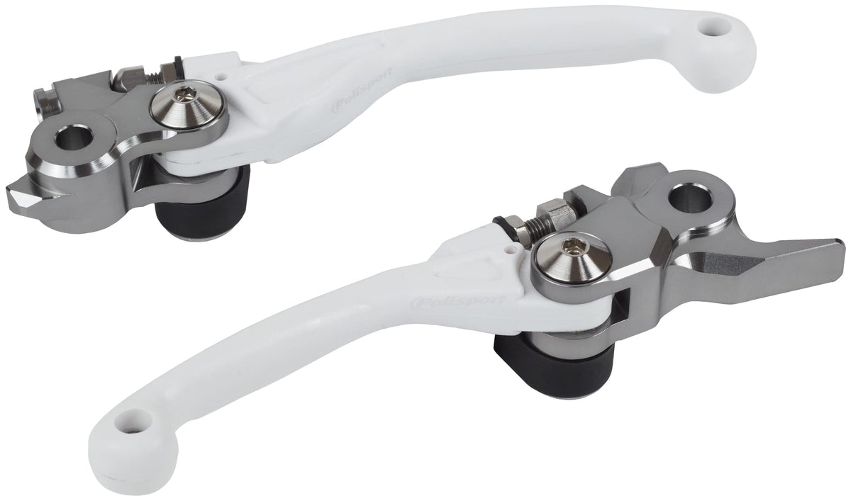 Polisport 8487200032 Pivot Unbreakable Lever Set - White