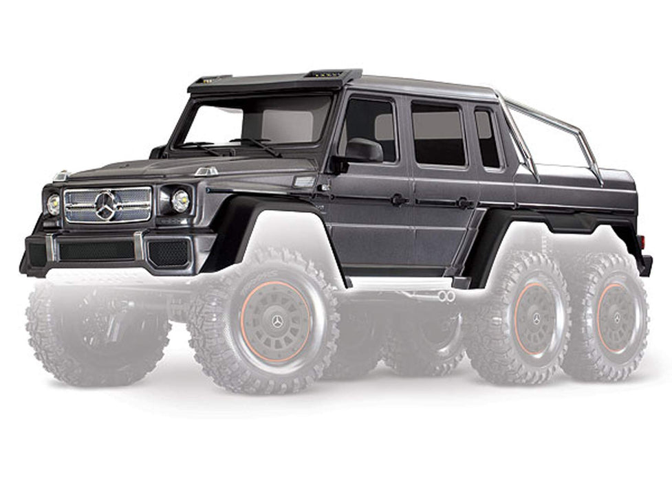 Traxxas 8825X Body Mercedes-Benz G 63 Complete (Matte Graphite Metallic) (Includes Grille Side Mirrors Door Handles & Windshield Wipers)