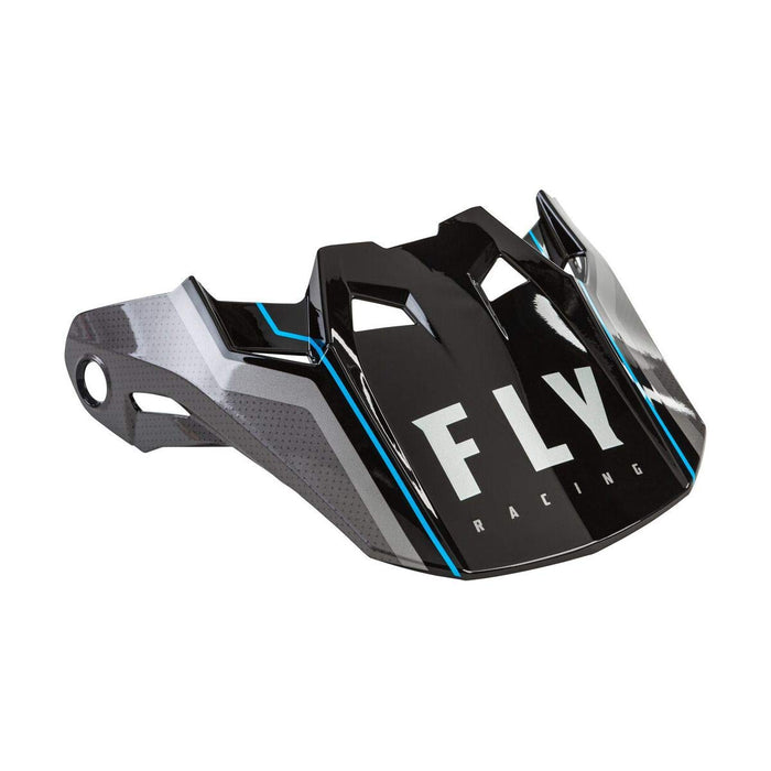 Fly Racing 2021 Formula Visor - Axon (Youth Large/X-Small/Small) (Black/Grey/Blue)