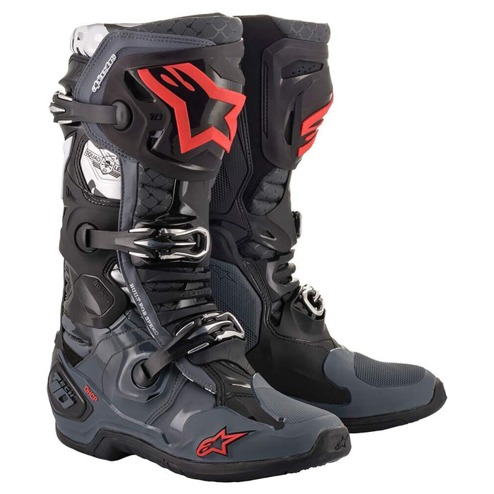 Alpinestars 2010019-131-11 Unisex-Adult Tech 10 San Diego 2020 Le Boots Black/Grey/Red Sz 11 (Multi, one_size)