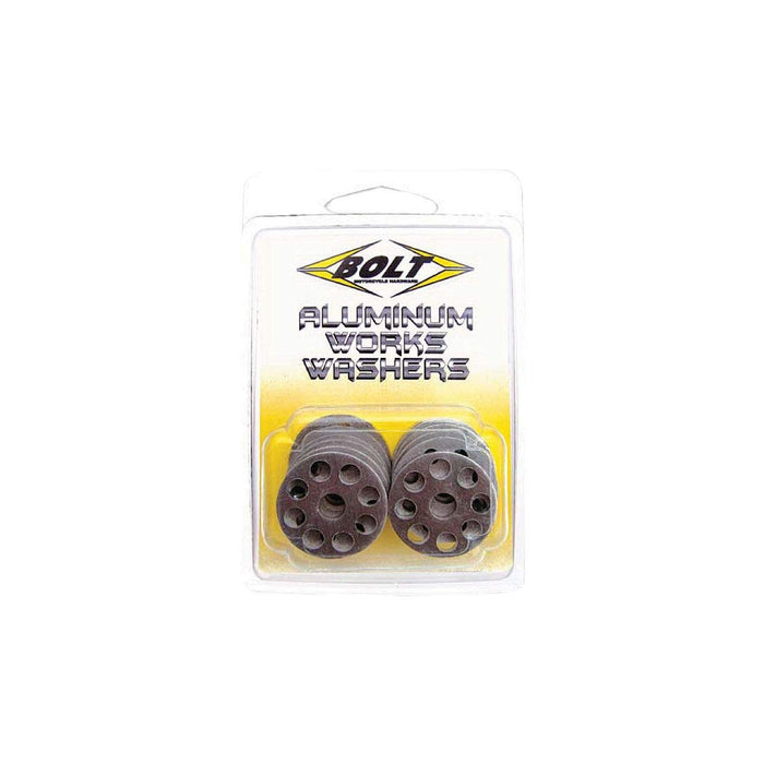 Bolt MC Hardware 2009-AWW.18 M6x10 Aluminum Works Washers, 10 pack