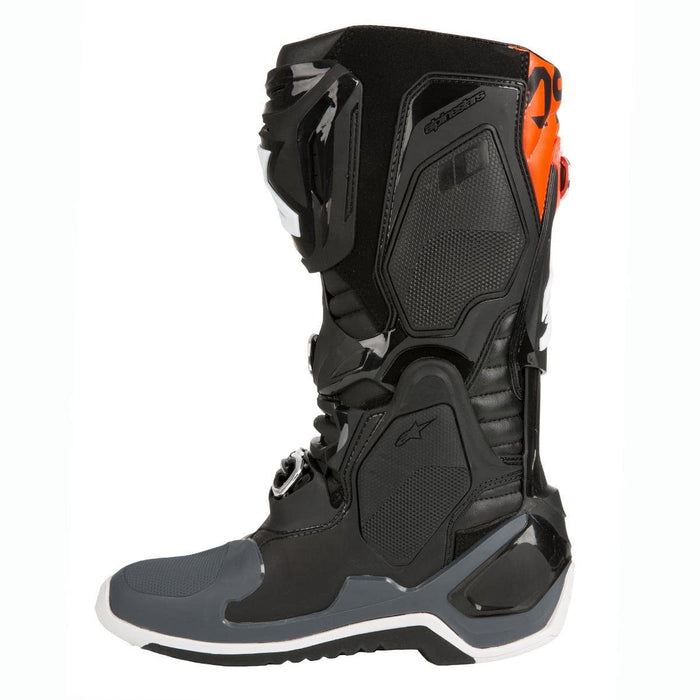 Alpinestars Tech 10 Boots (Black/Gray/Orange, numeric 11)