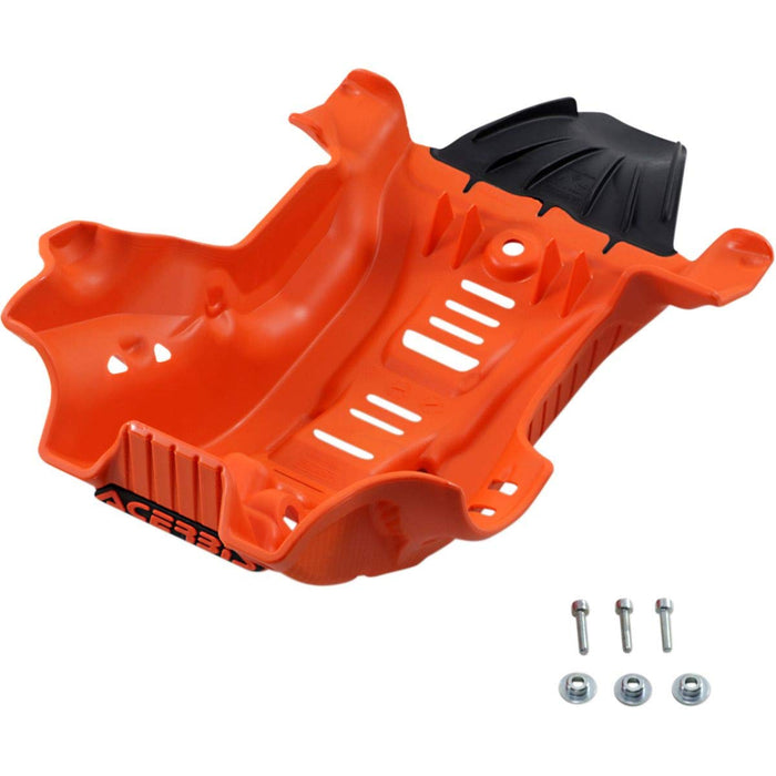 Acerbis Glide Plate (ORANGE/BLACK) For 19-22 KTM 250SX