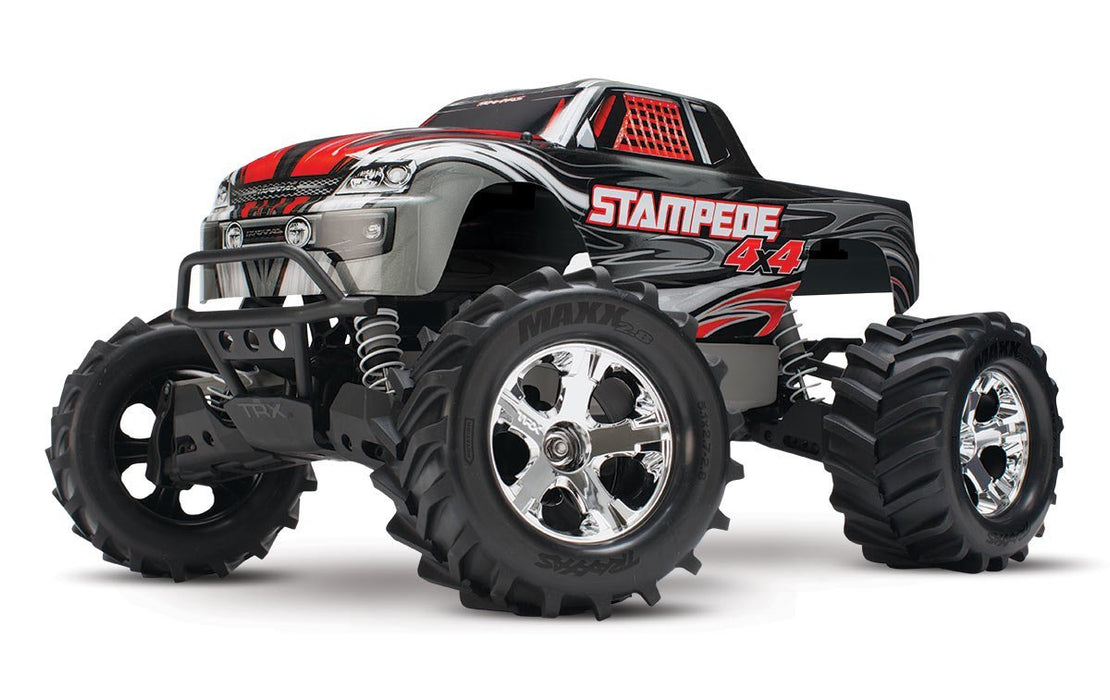 Traxxas Stampede 4X4: 1/10 Scale 4Wd Monster Truck, Silver 67054-1-SLVR