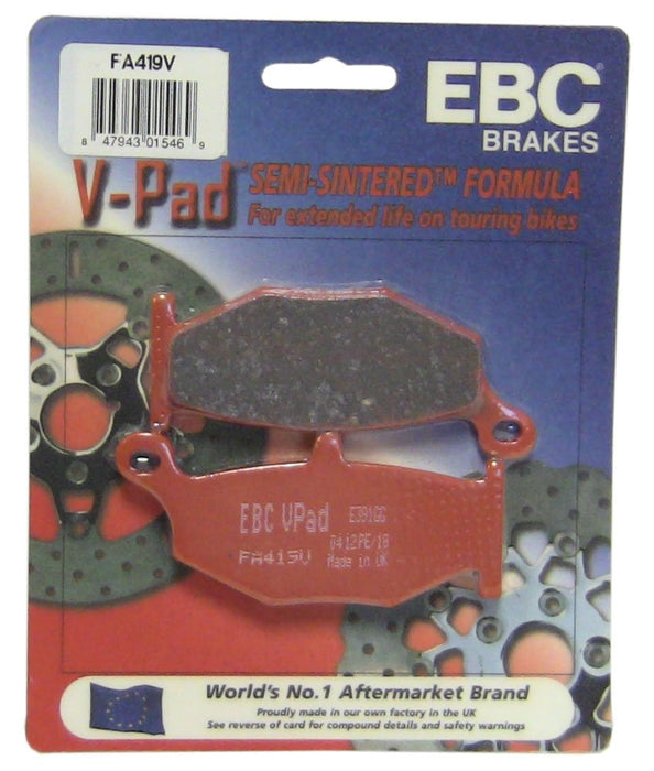 EBC Brakes FA419V Semi Sintered Disc Brake Pad