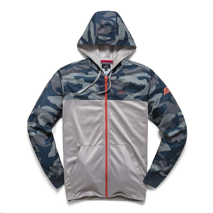 Alpinestars Standard Reckon Zip Hoodie Navy/Camo Lg, Multi, one_Size