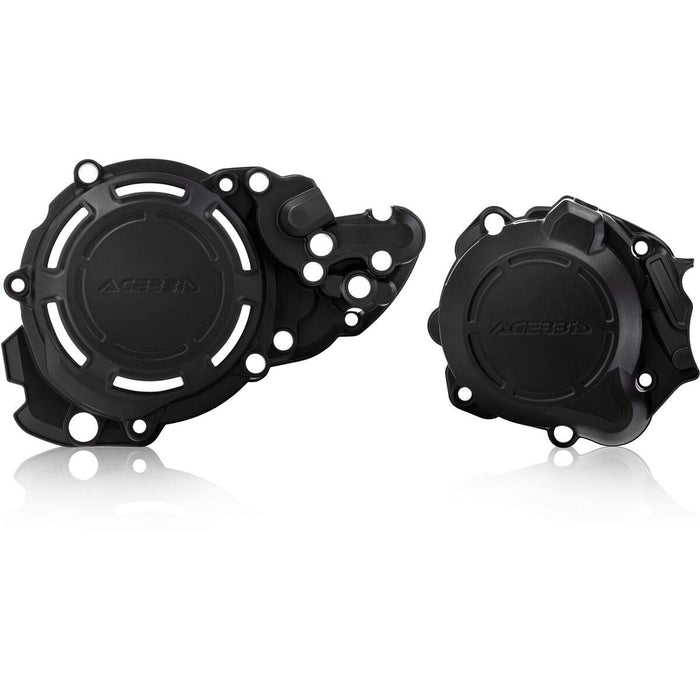 Acerbis X-Power Engine Cover Kit (BLACK) For 18-23 BETA 250RR2STROKE