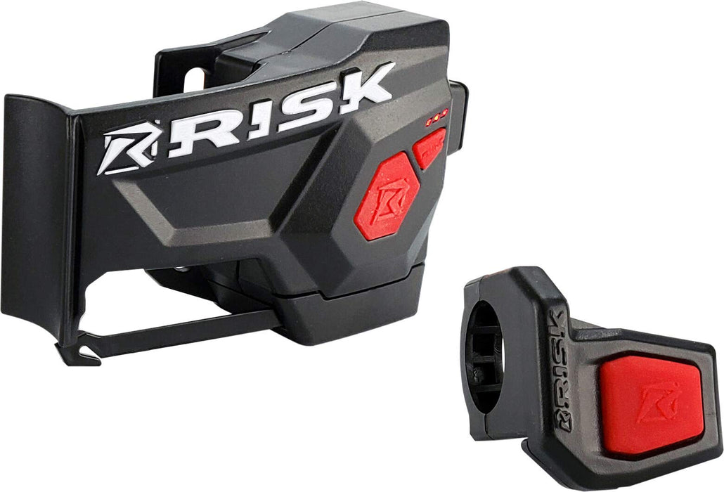 Risk Racing - 395 Universal Fit Off-Road RIPPER Automated Goggle roll-off system (Black