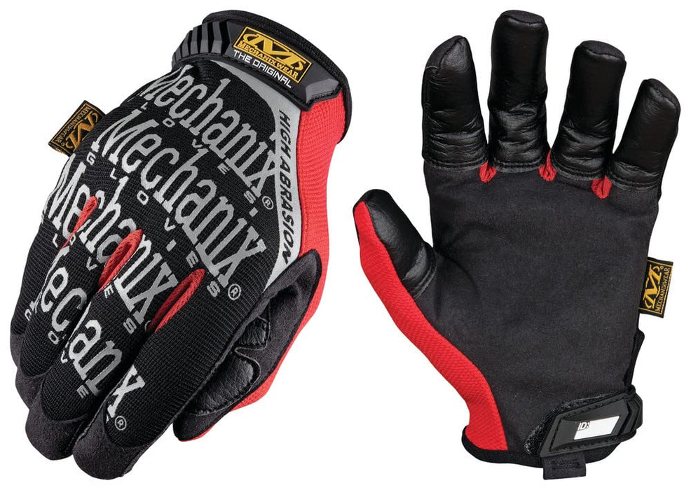 Mechanix Wear - Original High Abrasion Gloves (XX-Large, Black/Red)