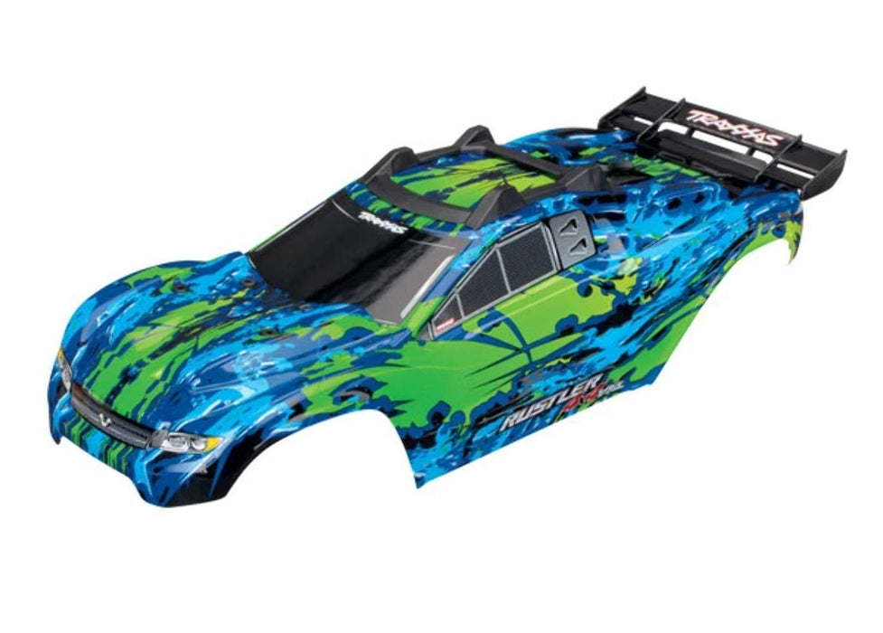 Traxxas TRA6717G Body Rustler 4X4 VXL Green