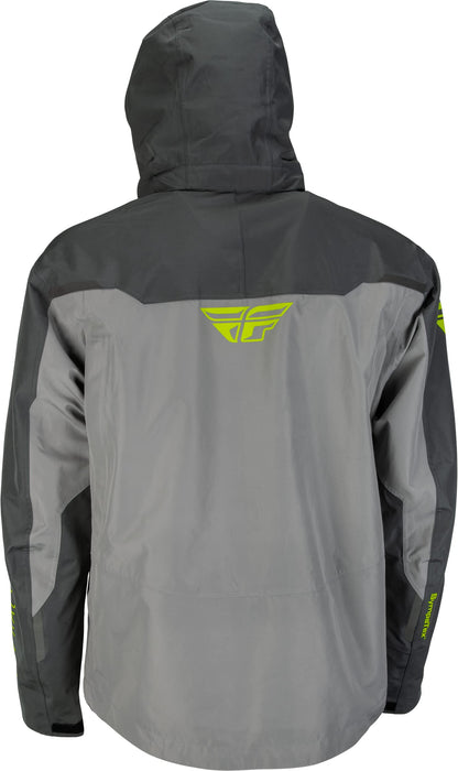 Fly Racing 2023 Incline Jacket (Black/Grey/Hi-Vis, X-Large)