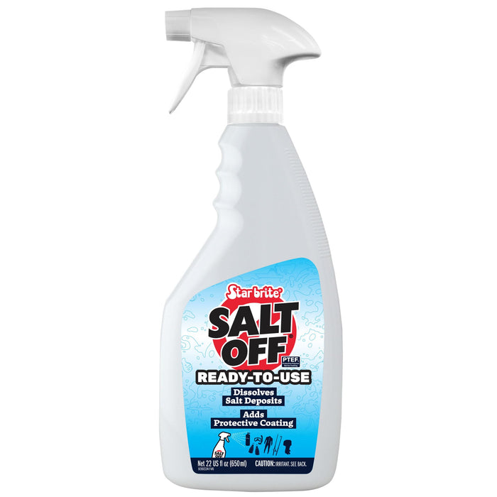 STAR BRITE Salt Off Ready-to-Use Spray - Ultimate Salt Remover Wash for Boats, Vehicles, Outdoor Gear and More - 22 OZ (093922)