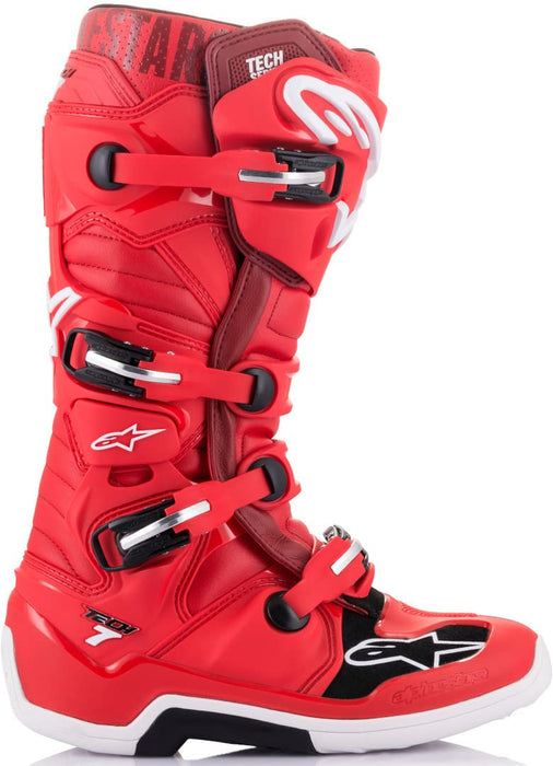 Alpinestars Tech 7 Boots Red (Size 5) (2012014-30-5)