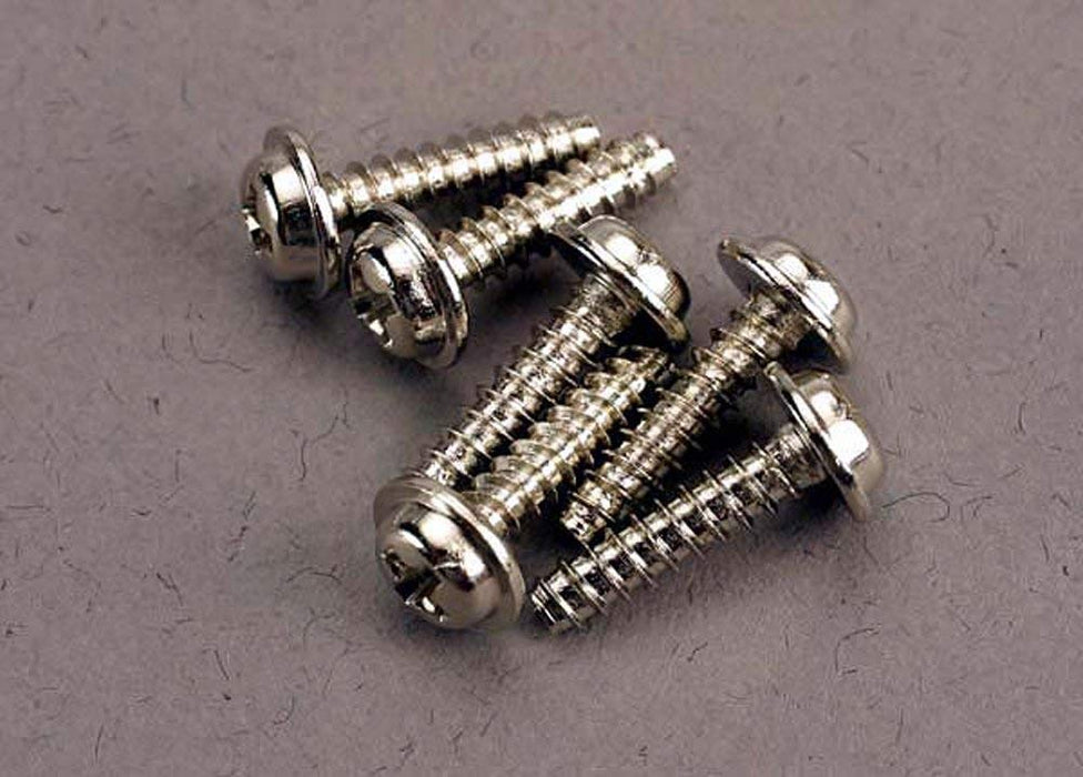 Traxxas 3286 Screws 3x12mm Washerhead Self-Tapping (6)