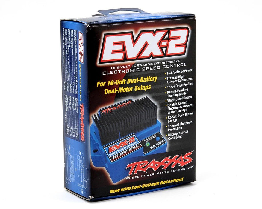 Traxxas 3019R EVX-2 Waterproof ESC with Low Voltage Detection