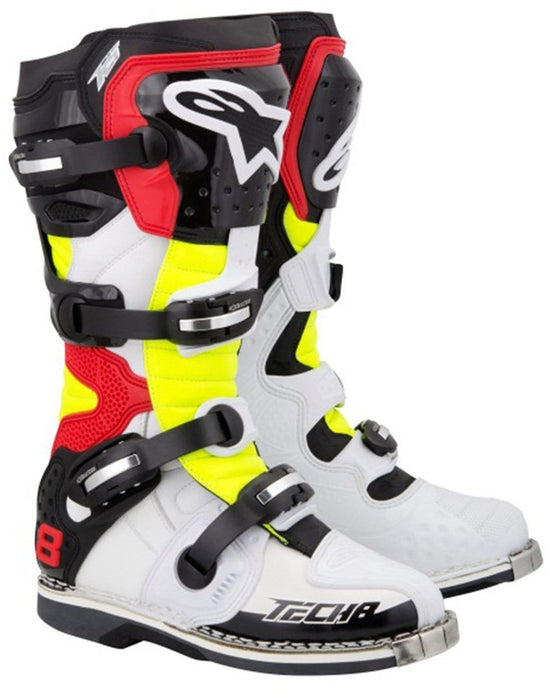 Alpinestars Tech 8 Rs Boots White Vented Sz 15 2011015-20-15