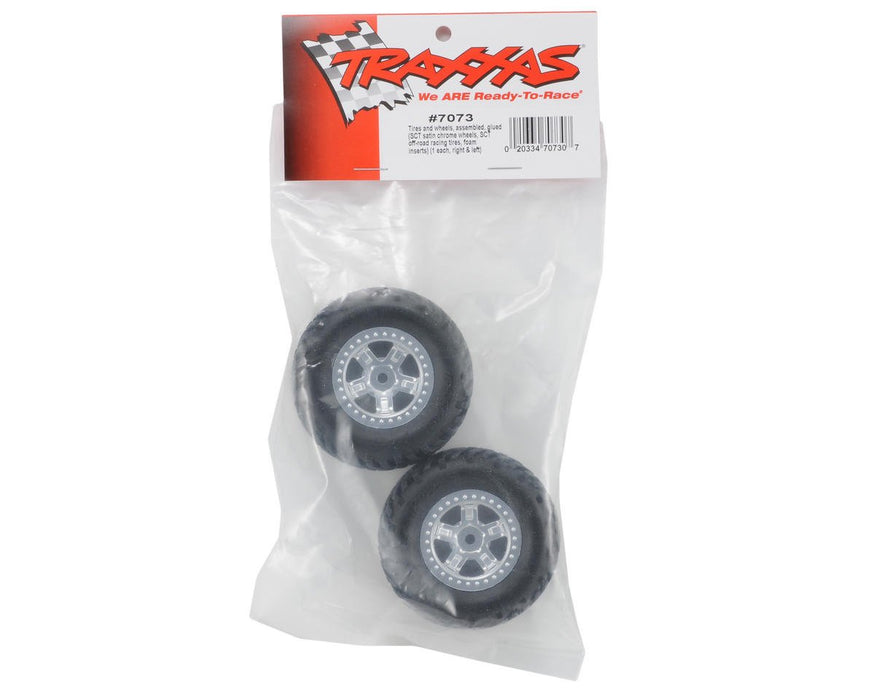 Traxxas 7073 SCT Tire and Wheel Off Road 1/16 Slash 2-Piece 182-Pack