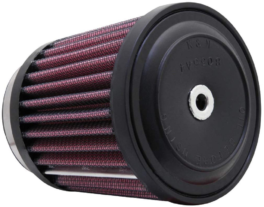 K&N Universal Clamp-On Air Filter: High Performance, Premium, Washable, Replacement Filter: Flange Diameter: 2 In, Filter Height: 3.5 In, Flange Length: 0.625 In, Shape: Round Tapered, Re-0280 RE-0280