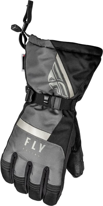 Fly Racing 2023 Snow Cascade Glove (Black/Grey, 3X-Large)