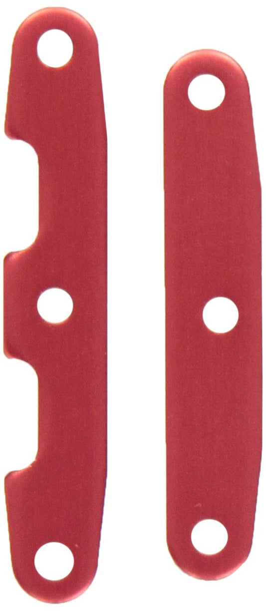 Traxxas 6823R Bulkhead Tie Bars Front and Rear Aluminum Red-Anodized Slash 4x4