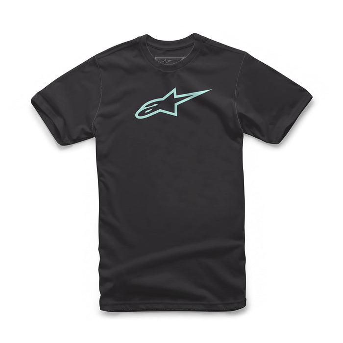 Alpinestars Standard Ageless Tee Charcoal/Hi Vis Yellow Lg, Multi, one_Size