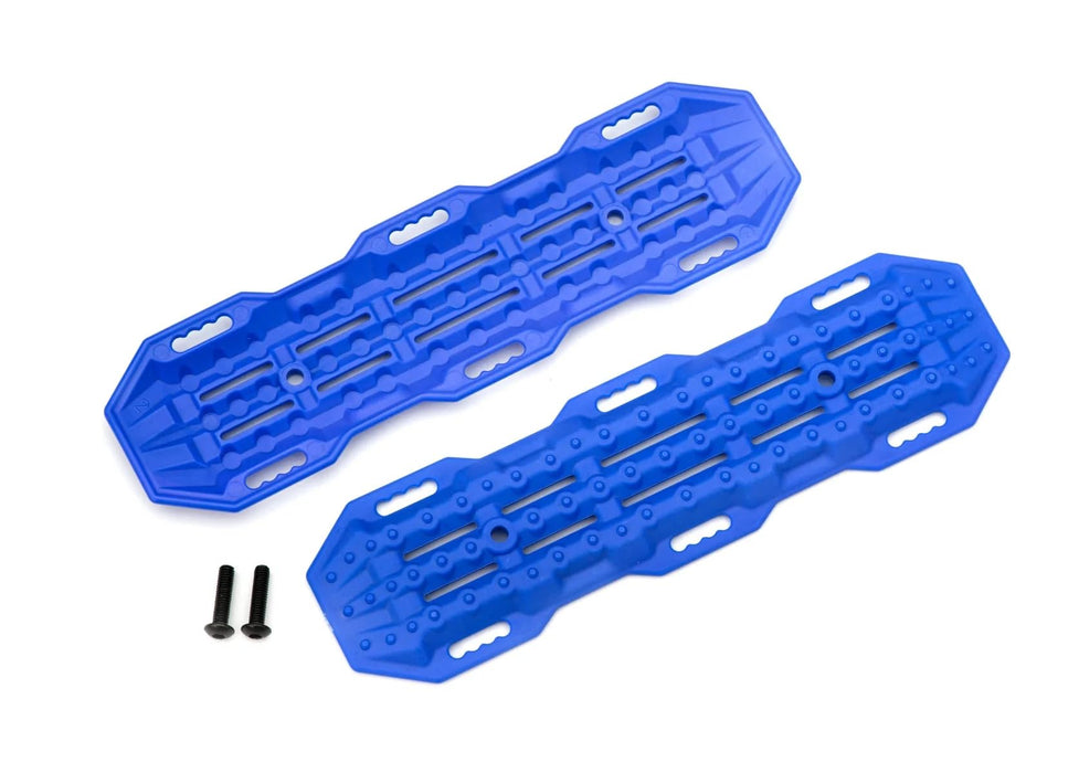 Traxxas 8121X Traction Boards Blue/ Mounting Hardware