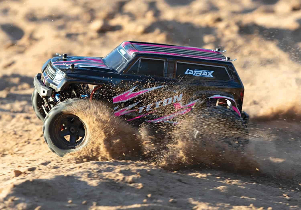 LaTraxx by Traxxas Pink Teton 1/18 4WD Monster Truck