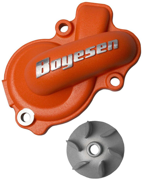 Boyesen WPK-45O Orange Supercooler Water Pump Cover and Impeller Kit