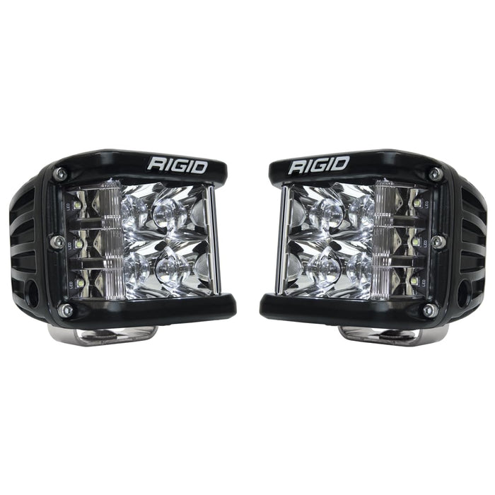 RIGID INDUSTRIES D-SS PRO Side Shooter LED Light (Spot) Pair Black, Mount, Black Housing