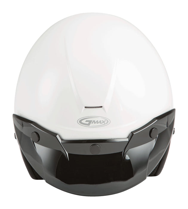 Gmax Of-2 Open-Face Helmet (White, Medium) G1020015